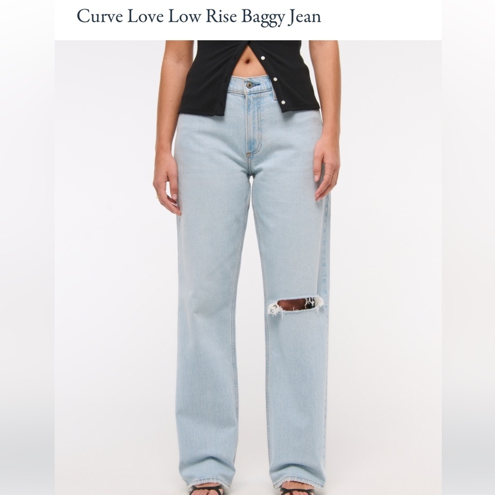 Abercrombie & Fitch Low Rise Baggy Jean